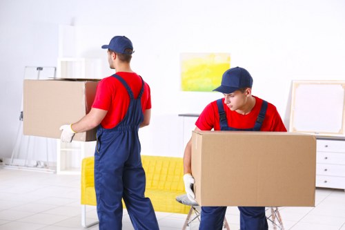 Local movers handling a residential move in Kentishtown street setting