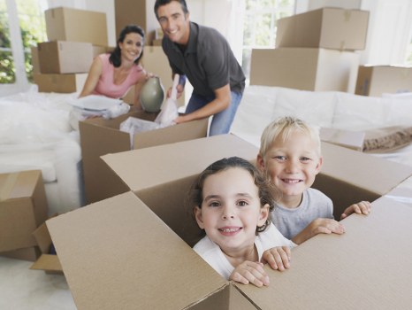 House moving team assisting a Kentishtown home relocation