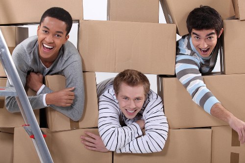 Local movers handling office furniture in Kentishtown