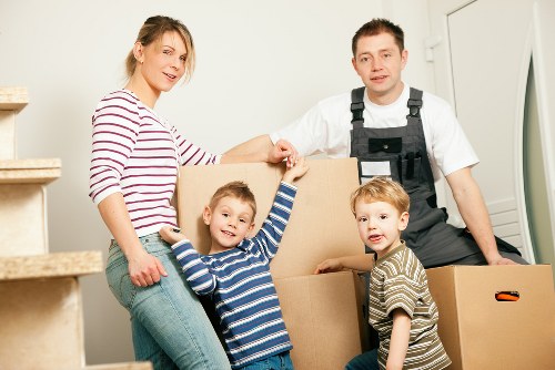 Office move day logistics in a Kentishtown commercial building