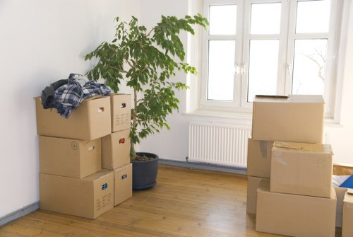 Commercial moving truck service for local business relocation