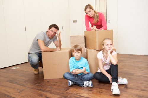 Careful handling of business equipment during a Kentishtown relocation